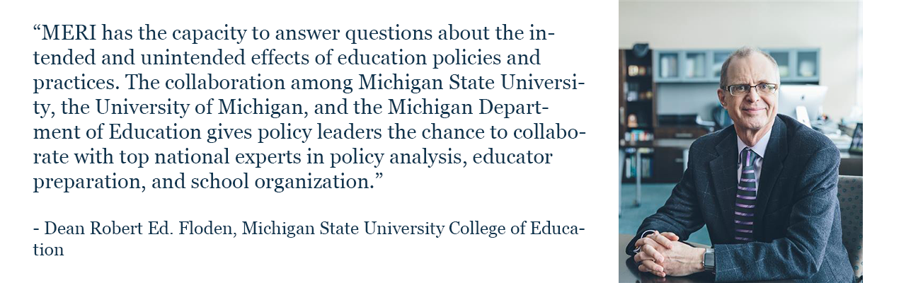 Former Dean Robert Ed. Floden, Michigan State University College of Education
